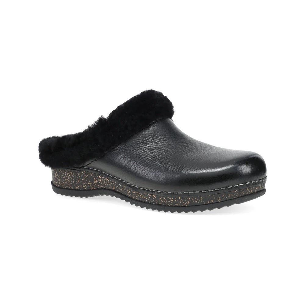 NEW Dansko Magda Mule in Waxy Milled Black NIB Cozy, Comfort, Timeless
